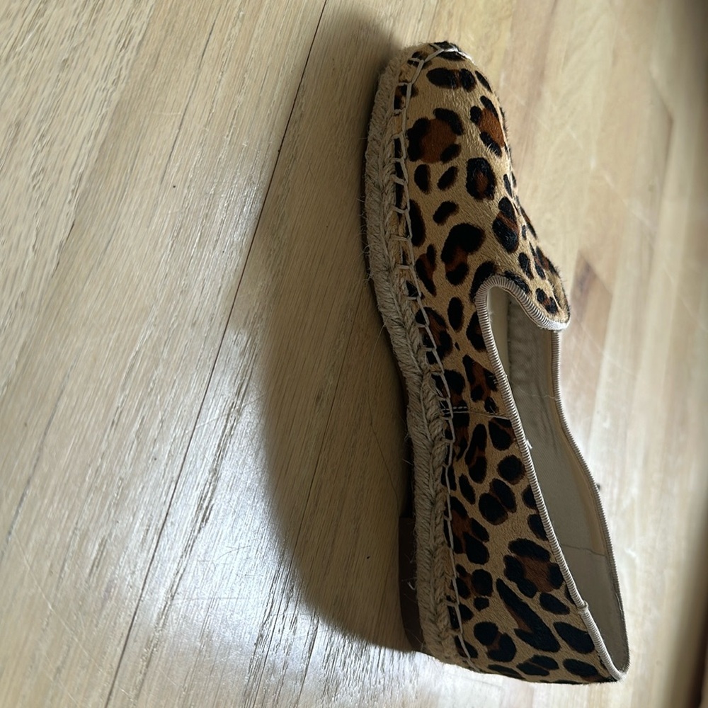 Leopard Sole society espadrilles size 5/35. New w/out box.
